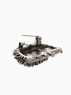 Брошь «Ёжик» лесной, цвет чёрно-белый в серебре - Фото 3