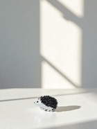 Брошь «Ёжик» лесной, цвет чёрно-белый в серебре - Фото 4