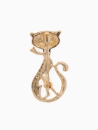 Брошь «Кошка» мур-мур, цвет чёрный в золоте - Фото 3