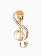 Брошь «Ретро микрофон» с нотой, цвет золото - Фото 3