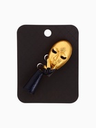 Брошь «Маска» личности, цвет чёрный в матовом золоте 4768397