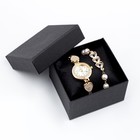 Женский подарочный набор Beike 2 в 1: наручные часы и браслет - фото 8923538