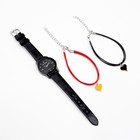 Женский подарочный набор "Ладер" 2 в 1: наручные часы и браслет - Фото 2