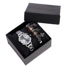 Женский подарочный набор "Каабон" 2 в 1: наручные часы и браслет, d-2 см, микс - фото 9775390