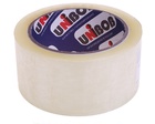 Клейкая лента UNIBOB 48 мм×66 м 45 мкм, прозрачная, индивидуальная упаковка - Фото 4