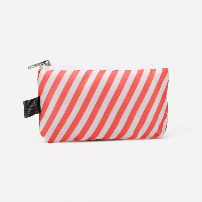 Косметичка на шнуре, с кошельком, цвет розовый 19205