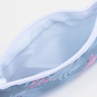 Косметичка на шнурке, с кошельком, цвет серо-голубой - Фото 6