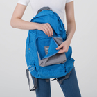 Рюкзак молодёжный, складной, отдел на молнии, наружный карман, 2 боковых кармана, цвет голубой - Фото 7