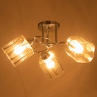 Люстра ГАЛЛОП 430531 3хE27 60Вт хром 36х36х19 см - фото 21014970