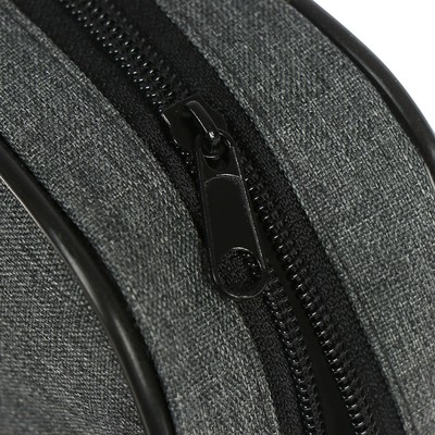 Папка с ручками текстильная А4, Офис - премиум «Графит», для бумаг, для офиса, 350×270×60 мм, ПДМ-111