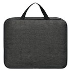 Папка с ручками текстильная А4, Офис - премиум «Графит», для бумаг, для офиса, 350×270×60 мм, ПДМ-111 - Фото 5