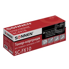 Картридж SONNEN FX-10 для Canon i-SENSYS FAX-L100/MF4018/4120/4140/4150 (2000k), черный