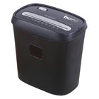 Шредер Buro Home BU-S050C (P-3), фрагменты 5×35 мм, 5 листов, уничтожает пластиковые карты, 13 л - Фото 1