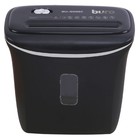 Шредер Buro Home BU-S506C (P-4), фрагменты 4×36 мм, 5 листов, уничтожает пластиковые карты, 12 л - Фото 2