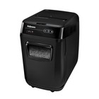 Шредер Fellowes AutoMax 200M (P-5), фрагменты 2x14 мм, 200 листов одн, скобы, пл.карты, 32 л - фото 51686285