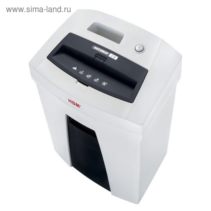 Шредер HSM Securio C16 (Р-2), ленты 3.9мм, 15 листов одн, скрепки, скобы, пл.карты, 25л - Фото 1