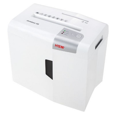 Шредер HSM ShredStar X8 (P-4), фрагменты 4x35мм, 9 листов одн, скобы, пл.карты, CD, 18л