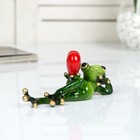 Фигурка полистоун лак «Лягушонок лежит с сердцем в руке», 6×5×15 см - Фото 2