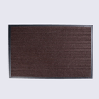Коврик придверный влаговпитывающий, 2-х полосный иглопробивной, «Классик», 50×80 см, цвет коричневый - Фото 2