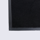 Коврик придверный влаговпитывающий, иглопробивной, «Эконом», 40×60 см, цвет чёрный - Фото 3