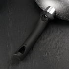 Сковорода Доляна Eco.Grey, d=24 см, с антипригарным покрытием, ручка soft-touch, индукционное дно - Фото 2