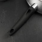 Сковорода кованая Доляна STONETECH grey, d=24 см, с антипригарным покрытием, ручка soft-touch, индукционное дно - Фото 2