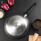 Сковорода кованая Доляна STONETECH grey, d=26 см, с антипригарным покрытием, ручка soft-touch, индукционное дно - Фото 3