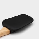 Лопатка Доляна «Макота», 26.5×6.5 см, цвет бежевый/черный - Фото 5