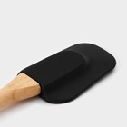 Лопатка Доляна «Макота», 26.5×6.5 см, цвет бежевый/черный - Фото 6