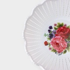 Ваза для хлеба и фруктов «Вязание», 18×4.5 см, рисунок МИКС, белая 4618897