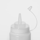 Бутылка для соуса, 450 мл, 6.5×20 см, пластик, белая - Фото 2