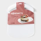 Лопатка кондитерская KONFINETTA «Апсара», 31×23 см, цвет белый - Фото 5