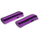 Утяжелители неопреновые ONLYTOP, 2 шт.×1 кг, фиолетовые - Фото 5