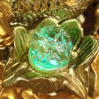 Фонтан настольный с подсветкой «Золотой карп с монетами», от сети, золото, 21×15×12 см - Фото 5