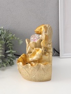 Фонтан настольный с подсветкой «Золотой карп с монетами», от сети, золото, 21×15×12 см - Фото 5