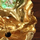 Фонтан настольный от сети, подсветка "Золотой карп с монетами" золото 21х15х12 см - Фото 6