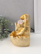 Фонтан настольный с подсветкой «Золотой карп с монетами», от сети, золото, 21×15×12 см - Фото 8