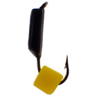 Мормышка "Столбик", вес 0.3 г, d=1.5 мм, с сырным кубиком (черный) 494 - фото 8924176