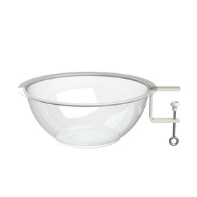 Дисплей полукруглый для мелкого товара BOWL- нижняя секция, 27×27×10,5 см 4726889