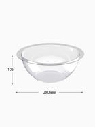 Дисплей полукруглый для мелкого товара BOWL- нижняя секция, 27×27×10.5 см - Фото 5