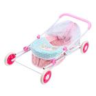 Коляска для кукол, универсальная, с металлическим каркасом - Фото 7