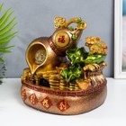 Фонтан настольный с подсветкой «Жаба и Хулу», от сети, 31×31×20 см - Фото 3