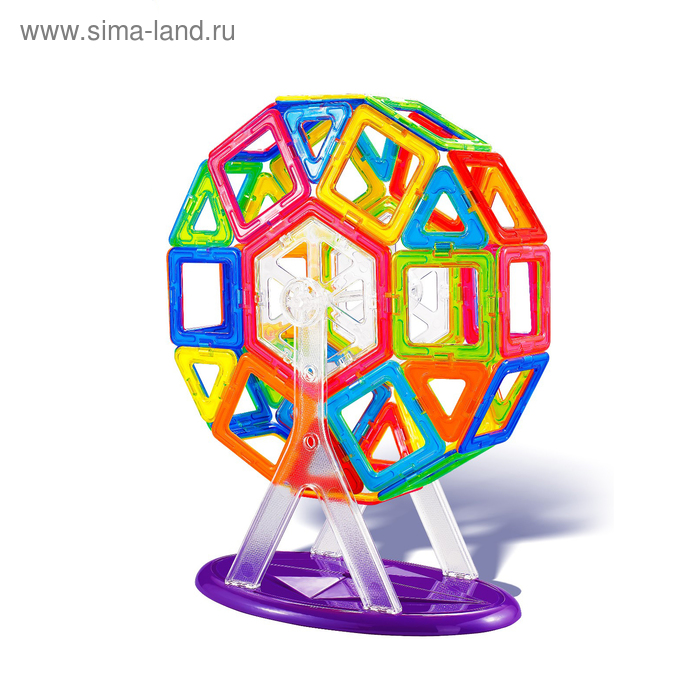 Магнитный конструктор Magical Magnet, 46 деталей, в пакете - Фото 1