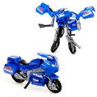 Робот "Мотоцикл", трансформируется, цвета МИКС, в пакете - фото 10777516