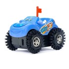 Машина-перевёртыш «Кабриолет», работает от батареек, световые эффекты, МИКС, в пакете - фото 24577585