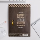 Подарочный набор «23 февраля: Только для настоящего мужика»: блок стикеров и ручка пластик 4512958