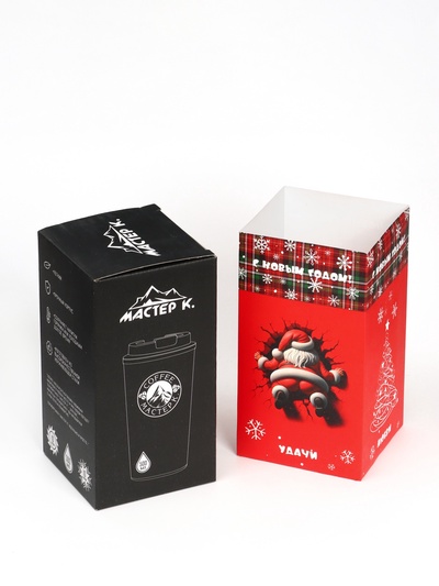 Термокружка, 500 мл, Original "Мастер К. Coffee", сохраняет тепло 10 ч, белая