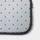 Набор ковриков для ванной и туалета Доляна «Пушистик», 2 шт., 40×50, 50×80 см, серый - Фото 5