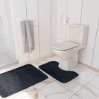 Набор ковриков для ванной и туалета Доляна «Пушистик», 2 шт., 40×50, 50×80 см, серый - Фото 7