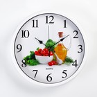 Часы настенные, серия: Кухня, "Веган", дискретный ход, d=30 см - фото 321271139